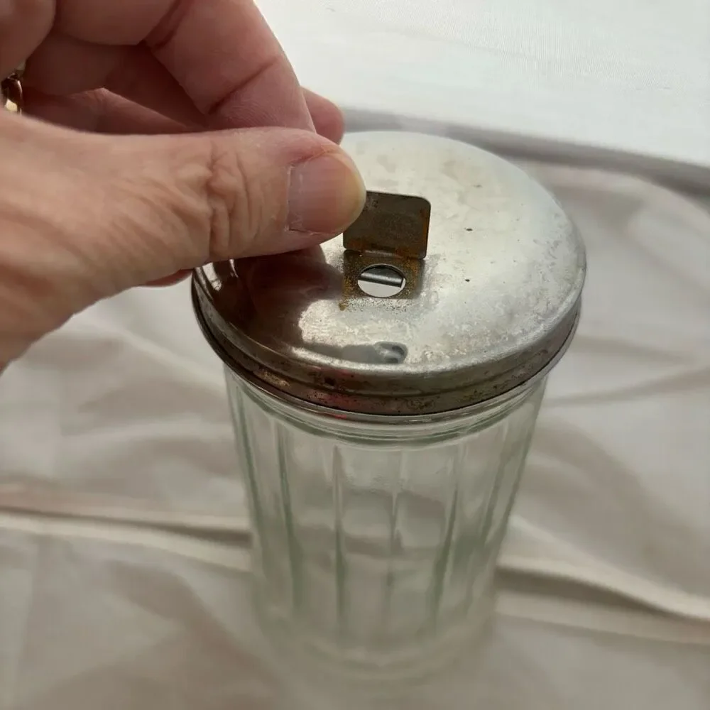 Vintage Restaurant Style Glass Sugar Dispenser